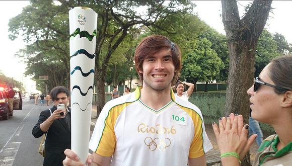 Hola, soy Germán: YouTuber llevó antorcha de Juegos Olímpicos (FOTOS)
