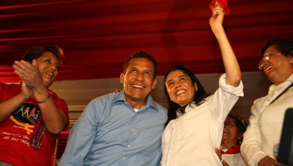 Nadine Heredia supera a Ollanta Humala en poder
