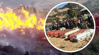 ​Cusco: comuneros que fallecieron en incendio forestal habían acudido a fin de no pagar multa