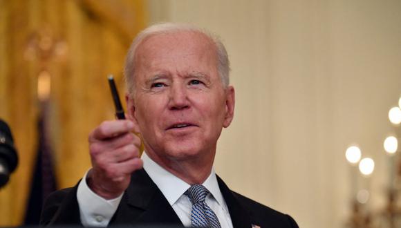 Dentro de su propuesta de Plan para las Familias, Joe Biden pidió que el crédito impositivo por hijo se extienda hasta 2025, pero por ahora solo está vigente por este año. (Foto: Nicholas Kamm / AFP)