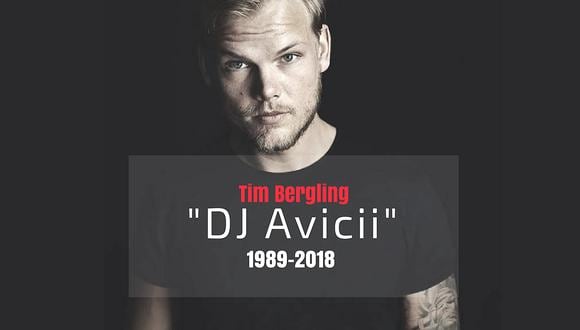 El reconocido DJ Avicii muere a los 28 años 