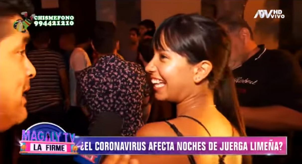 Mujer que fue entrevistada por reportero de Magaly Medina e incumplió aislamiento social pidió disculpas. (Foto: Captura ATV)