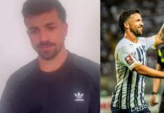 Gabriel Costa se disculpa con la hinchada de Alianza Lima tras gesto: “Me siento muy arrepentido”