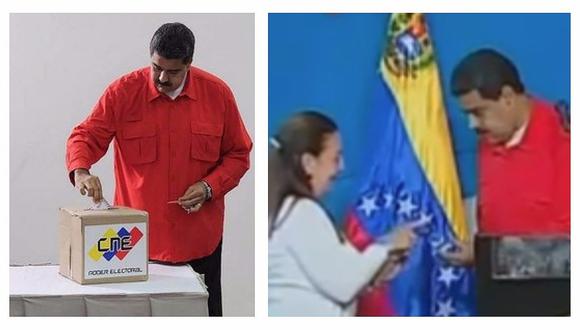 El bochornoso momento que pasó Maduro durante votación por la Constituyente [VIDEO]
