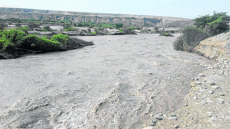 Río Pisco podría anegar 6 mil hectáreas de cultivo