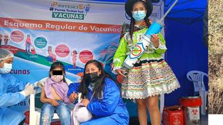 Piden a papás lleven a vacunar a sus hijos contra las Infecciones Respiratorias Agudas en Huancavelica