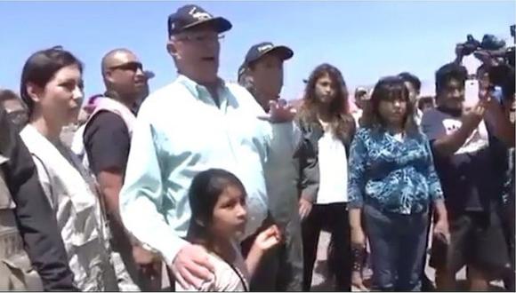PPK y su respuesta a niña que pidió agua tras sismo en Arequipa (VIDEO)