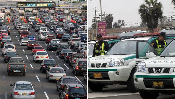 Año Nuevo: Más de 170 mil vehículos saldrán fuera de Lima 