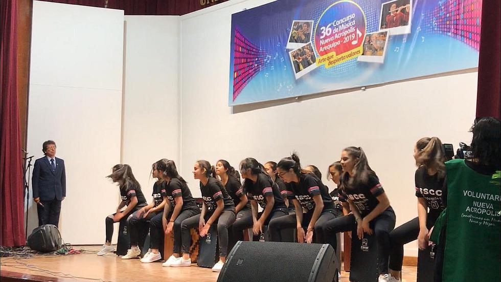 Acaba el mayor concurso de música escolar en Arequipa (FOTOS).