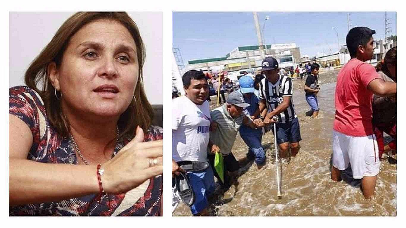 ​Ministra de Justicia narra el drama de los damnificados por los huaicos [VIDEO]