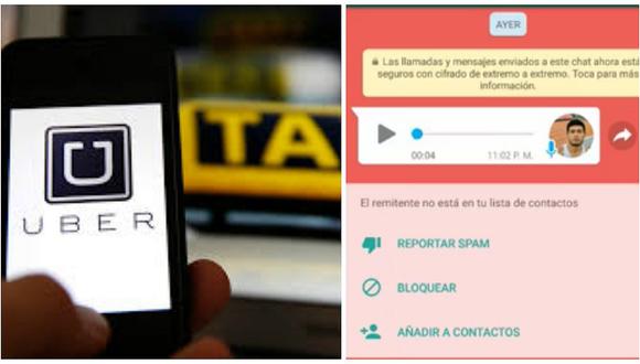 Facebook: chica denuncia que chofer de Uber le mandó audio y empresa responde