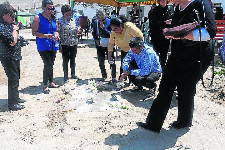Restos de “Goyo” Martínez se enterraron en Coyungo