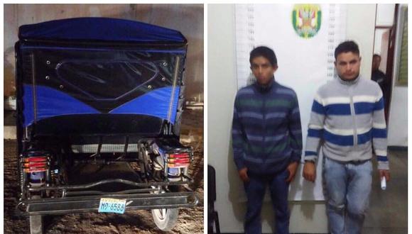 Chiclayo: La Policía atrapa a dos presuntos ladrones y recupera vehículo robado 