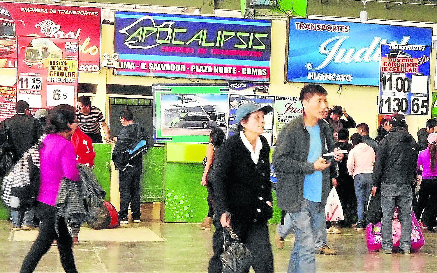 Se dispara precio de pasajes Huancayo - Lima desde 65 soles en bus