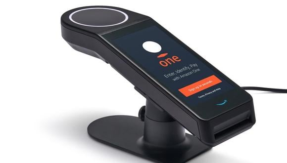 Amazon presenta su tecnología Amazon One, que permite pagar con solo escanear la palma de la mano. (Foto: Amazon.com)