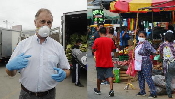 Jorge Muñoz, alcalde de Santa Anita, alcalde de La Victoria y primer ministro decidirán situación de los informales de La Parada | GEC
