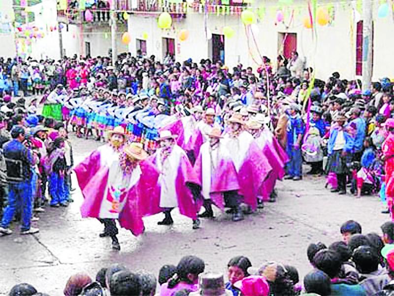 Carnaval de Lircay inicia el 20 de febrero 