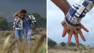 Gabriel Soto e Irina Baeva comparten romántico clip para mostrar su anillo de compromiso (VIDEO)