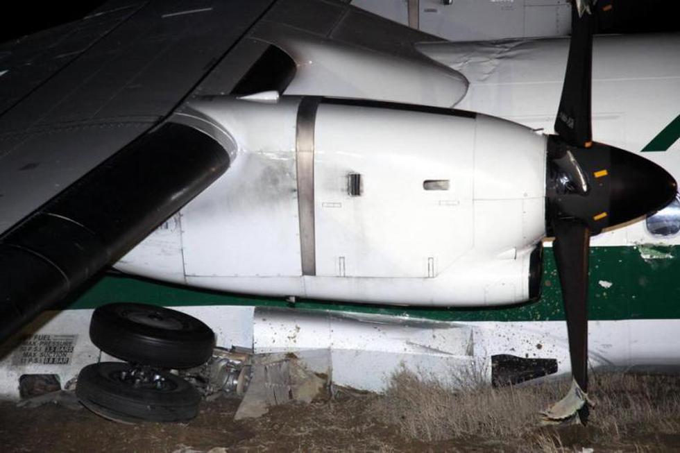 Accidente de avión deja 16 heridos, dos de ellos graves