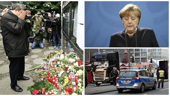 Angela Merkel llama a vivir sin miedo tras el "atentado terrorista" con doce muertos (VIDEO)