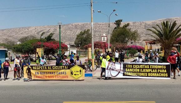 Ciclistas protestan exigiendo justicia para sus compañeros