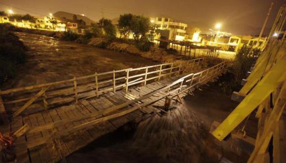 Río Chillón amenaza con desbordarse
