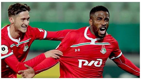 Jefferson Farfán marcó golazo en la victoria del Lokomotiv sobre Anzhi (VIDEO)