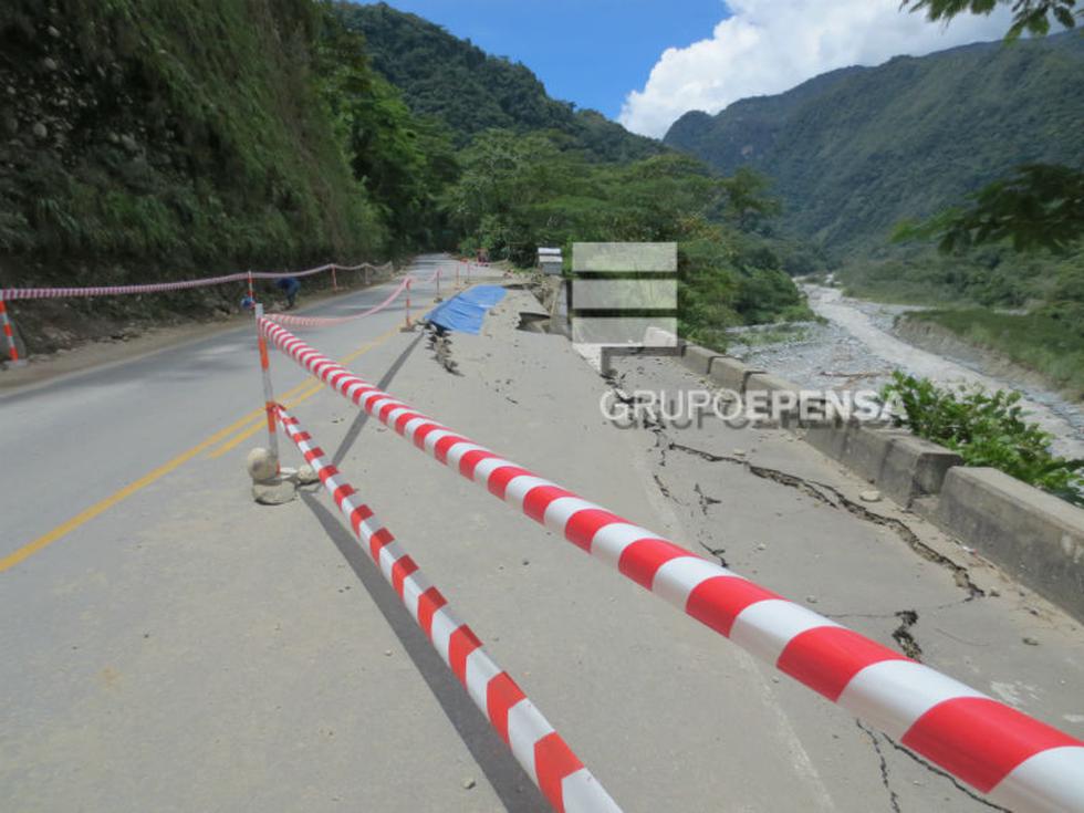 Carretera Marginal colapsa y podría aislar a la Selva Central