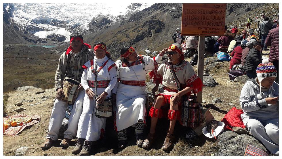 Celebran Año Nuevo Andino con ceremonia en Nevado del Huaytapallana (FOTOS)