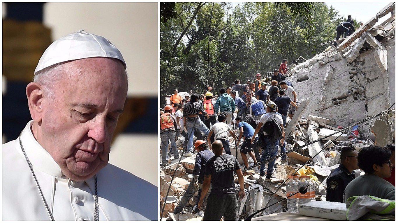 Terremoto en México: Papa Francisco expresa su cercanía y oración por víctimas
