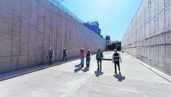 Vecinos temen paralización de la obra de intercambio vial Bicentenario. (Foto: Difusión)