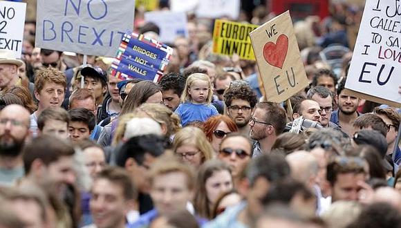 Londres: Miles marcharon contra el Brexit