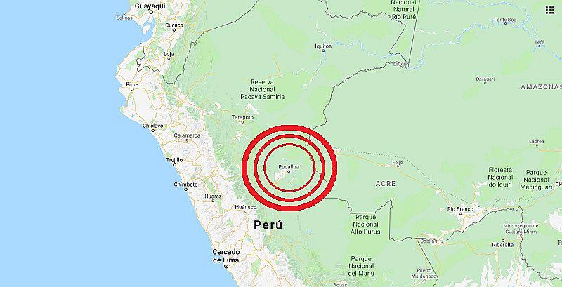 ​Ucayali: sismo de magnitud 4.1 se registró en Pucallpa