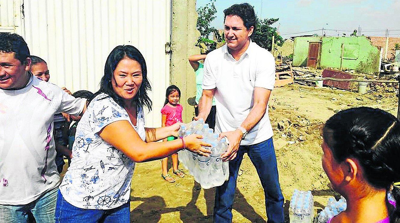 Keiko Fujimori hizo recorrido por segunda vez en Trujillo y Virú
