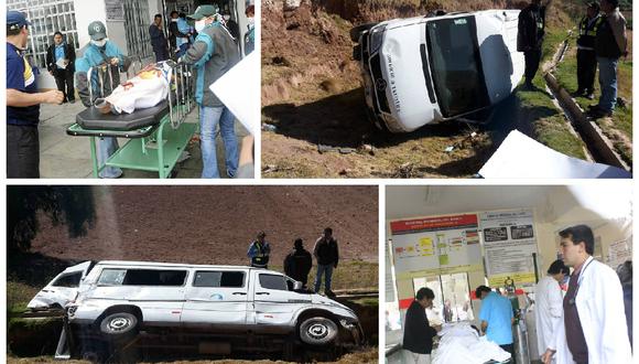 Cusco: 16 extranjeros salvan de morir tras accidente en el Valle Sagrado