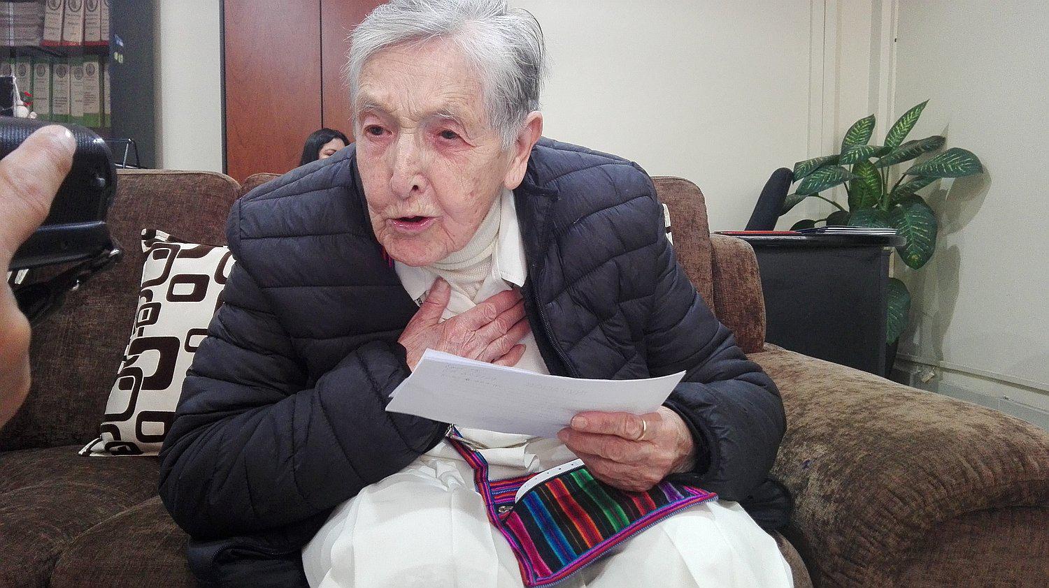 Madre Covadonga: Debemos desterrar todo tipo de violencia