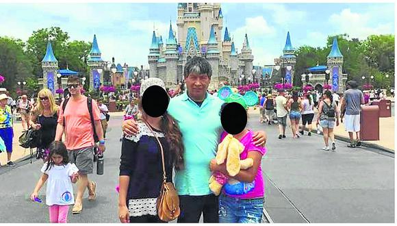 Del penal directo a Disneyland, ​Wilfredo Oscorima disfruta su libertad con vacaciones