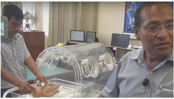 Científicos peruanos crean incubadora portátil con respirador artificial