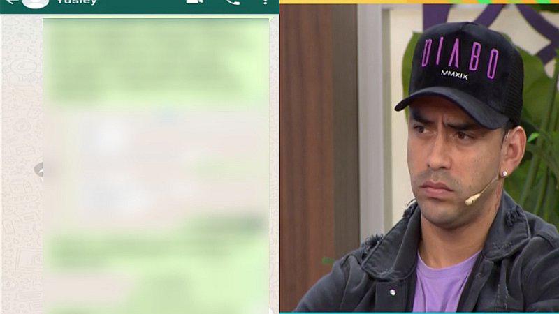Diego Chávarri mostró ‘pantallazos’ revelando embarazo de su expareja que lo denunció por agresión