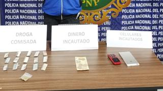 Detienen a presunto microcomercializador de droga en Arequipa