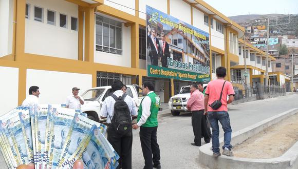 Construcción de centro de salud se culminó en la gestión de Luis Picón Quedo, hoy congresista de la República/ Foto: Correo