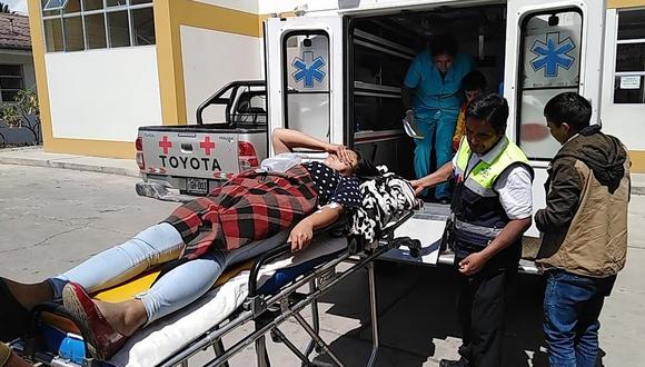 Pasajeros heridos tras vuelco de bus se recuperan en Abancay