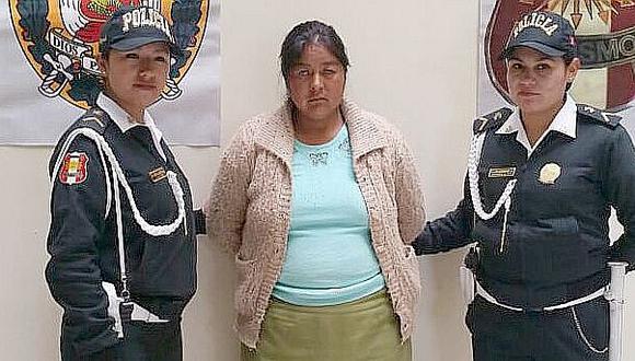 Mujer cae luego de hurtar pertenencias de turista en Cusco 