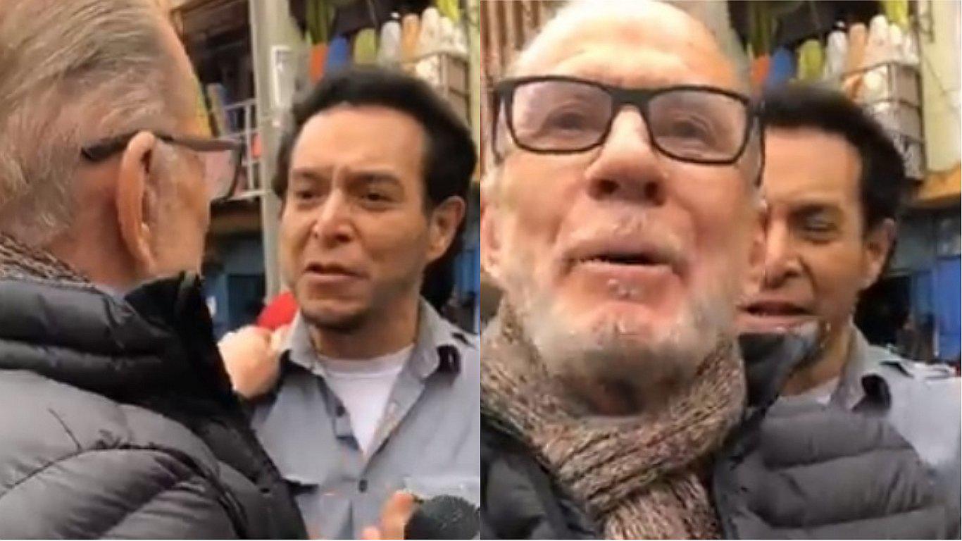 Elecciones Municipales: Ricardo Belmont encaró a ciudadano que lo llamó 'xenófobo' (VIDEO)