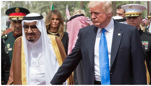 ​Donald Trump y el rey saudí se reúnen para reforzar su alianza estratégica