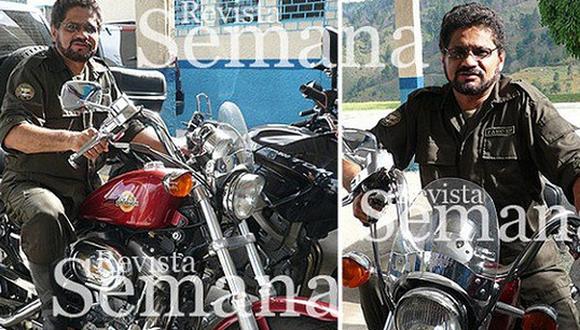 Jefe de las FARC se pasea en una Harley Davidson