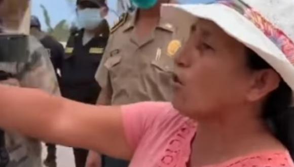 Mujer pidió que detengan a su hijo por desobedecer estado de emergencia (Foto: captura video Latina)