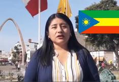Congresista Esmeralda Limachi presenta propuesta para cambiar la bandera peruana