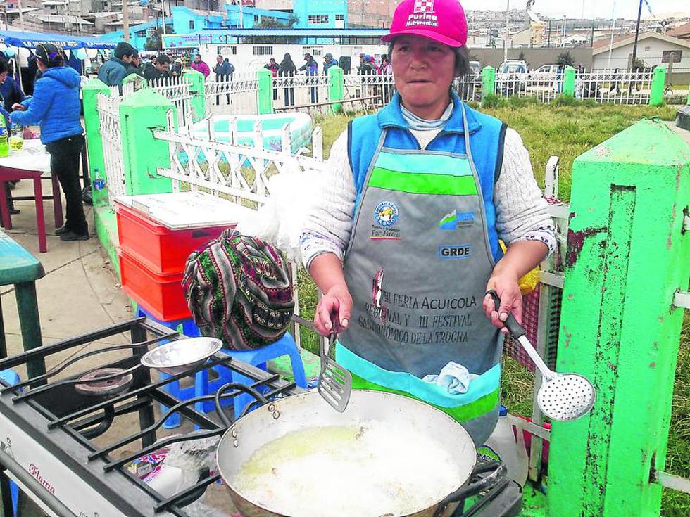 Trucha broaster, el plato que encanta paladares