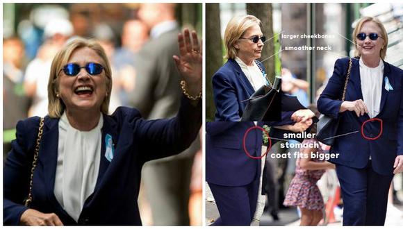 Hillary Clinton: demuestran que tiene una doble para remplazarla (FOTOS)